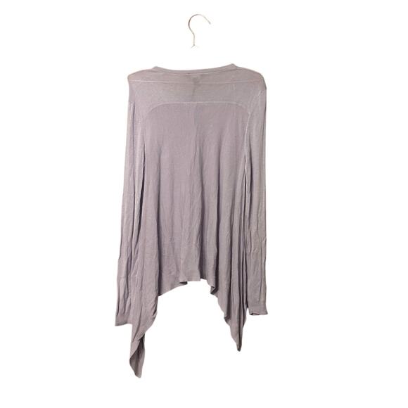 Simply Vera verawang lightweight pale purple button front cardigan - Picture 5 of 5
